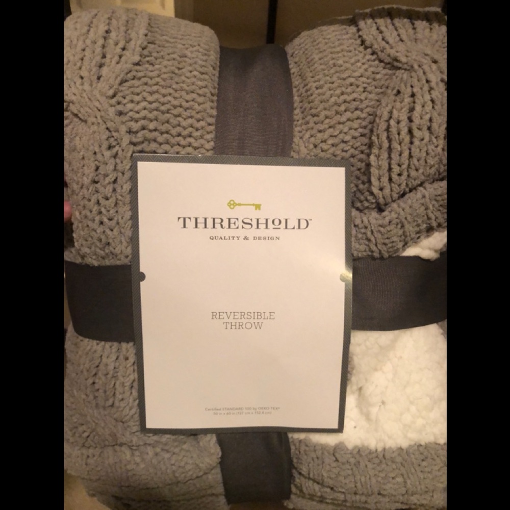 Threshold Throw double sided blanket
